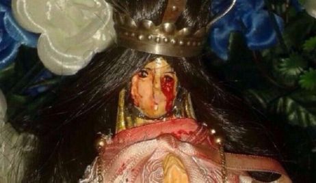 Aseguran que una imagen de la virgen llora sangre en Jujuy