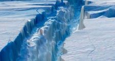 Impactante: imágenes del desprendimiento en la Antártida