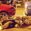 ACCIDENTE FATAL DE UN MOTOCICLISTA EN AVELLANEDA