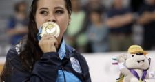 La patinadora Giselle Soler le dio la primera medalla de oro a la Argentina