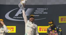 Hamilton venció a Rosberg en el Gran Premio de Hungría y es líder del campeonato