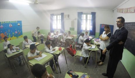 El Intendente recorrió las refacciones de la Escuela Nº 440