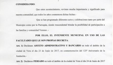 Habrá asueto administrativo el 23 de junio y será feriado el 24