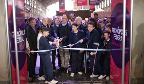 El ministro del Interior de la Nación estuvo en la inauguración de Tecnópolis Federal