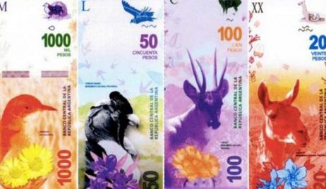 ADIOS A LOS PROCERES: Son dibujos de  animales  los nuevos billetes argentinos