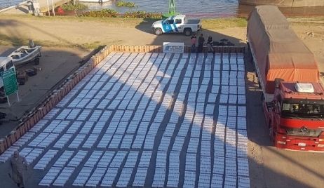 TACUARENDI: Millonario decomiso de Prefectura