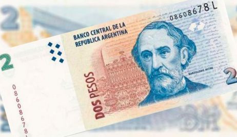 En mayo dejan de circular los billetes de 2 pesos