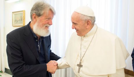 Audiencia del Padre Pedro Opeka, con el Papa Francisco