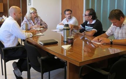 Educación con representantes de UPCN y ATE