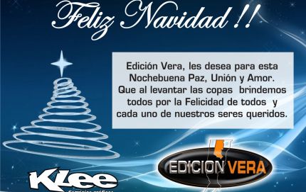 EDICION VERA DESEA UNA FELIZ NOCHEBUENA Y NAVIDAD