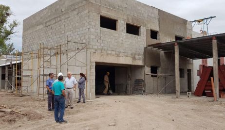 AVANCE  DE OBRA EN LA AMPLIACION DE LA PENITENCIARIA N°10