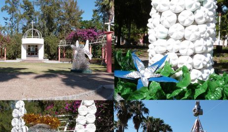 Navidad y Medio Ambiente: Más de 3000 botellas utilizadas en la elaboración de adornos