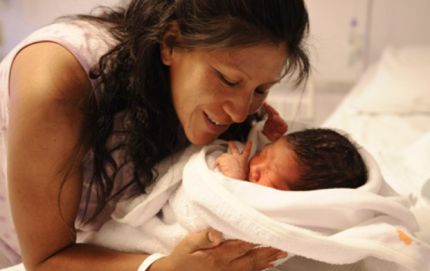 Santino, el bebé que nació en los primeros 30 segundos del 2013 en Rosario