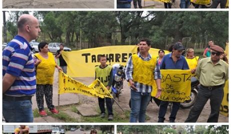 Villa Ocampo: Movilización organizada por el MIJD reclamando por las altas tarifas de energía.