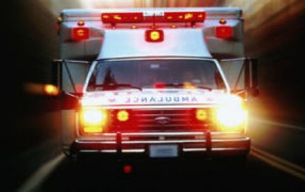 Volcó una ambulancia de Vera cuando llevaba un paciente a Santa Fe