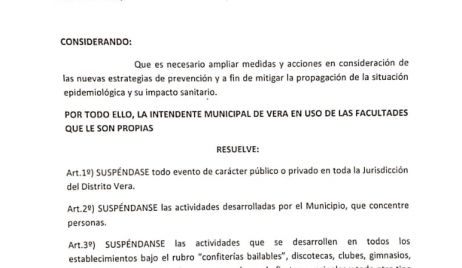 RESOLUCIÓN Nº 06/2020 DEL EJECUTIVO MUNICIPAL