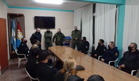 El Jefe de la Policía de la Provincia mantuvo reuniones de trabajo en la UR XIX