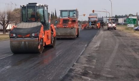 OBRAS DE VIALIDAD NACIONAL SOBRE RUTA 11 EN SAN JUSTO
