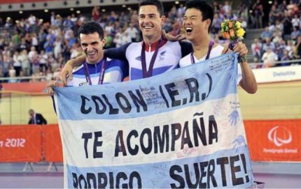 Argentina obtiene su primera medalla en ciclismo en los Paraolímpicos de Londres