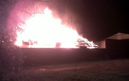 Se incendió el comedor de un hotel en Malabrigo