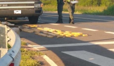 Gato Colorado: Secuestran casi 49 kilos de marihuana a un camionero