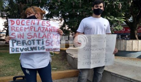 Docentes reemplazantes reclaman asistencia y trabajo