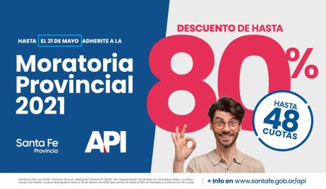 RIGE EN LA PROVINCIA UNA NUEVA MORATORIA TRIBUTARIA HASTA EL 31 DE MAYO PRÓXIMO