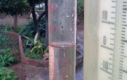 REGISTRO DE LLUVIA EN TODO EL DEPARTAMENTO 