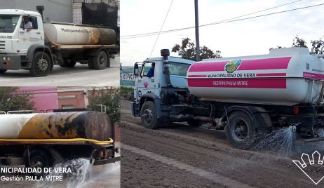 Por licitación pública, se adquirieron tres tanques regadores 