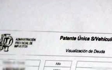  SANTA FE: ADVIERTEN SOBRE ERRORES EN IMPRESIÓN DE BOLETAS DE PATENTE AUTOMOTOR