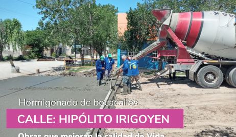 Trabajos de hormigonado, reparación de baches y desagües cloacales