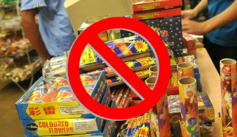 PROHIBIDO EL USO DE PIROTECNIA DE ESTRUENDO