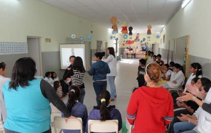 Cierre del mes del niño en la escuela Nº 1378 de Calchaquí