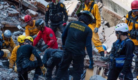 Derrumbe en Rosario: Bomberos Zapadores de Vera participaron del rescate 