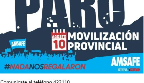 Micro de Amsafe: nueva medida de fuerza con movilización