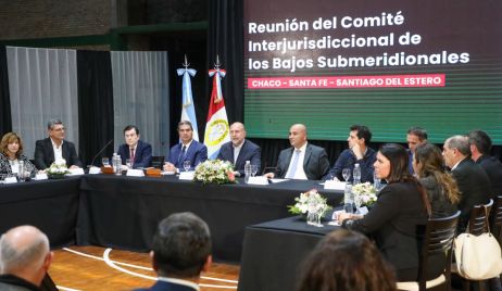 PEROTTI ENCABEZÓ EN TOSTADO UNA NUEVA REUNIÓN DEL COMITÉ INTERJURISDICCIONAL DE LOS BAJOS SUBMERIDIONALES