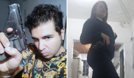Las fotos de Sabag Montiel y su novia posando con el arma usada en el ataque