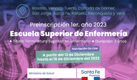 SE ABRIRÁ LA PREINSCRIPCIÓN PARA LA CARRERA DE ENFERMERÍA
