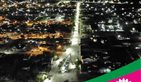 Recambio de luminarias sobre Av. Pte. Perón