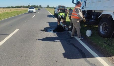 TAREAS SOBRE RN 11 EN EL CENTRO Y NORTE DE LA PROVINCIA