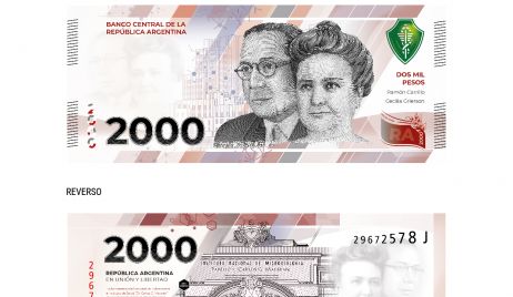 Billete de $2000 conmemorativo del desarrollo de la ciencia y de la medicina en la Argentina