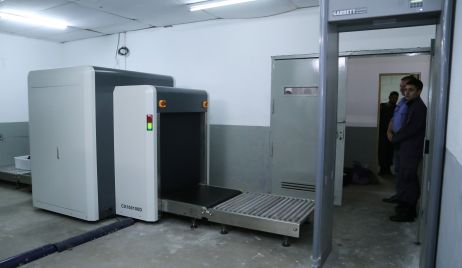 PRUEBA DE LOS DETECTORES DE METALES Y DEL BODY SCANNER EN LA UNIDAD PENITENCIARIA Nº 11 DE PIÑERO