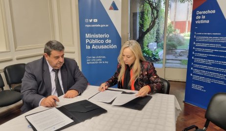 El MPA firmó un convenio con la Caja de Pensiones Sociales Ley 5.110 para instrumentar la asistencia económica a víctimas de delitos