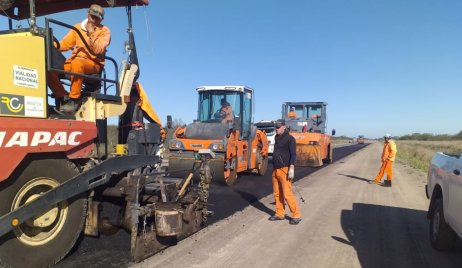 La provincia construye el nuevo enlace entre la Ruta Nacional N°11 y la Ruta Provincial N°36
