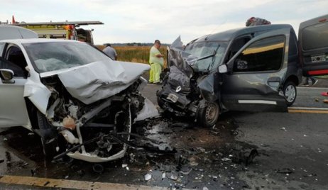 En las rutas provinciales, una tercera parte de los choques con fallecidos son frontales