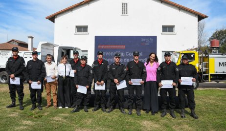 NACIÓN Y PROVINCIA CERTIFICARON A 150 BOMBEROS ZAPADORES COMO BRIGADISTAS FORESTALES