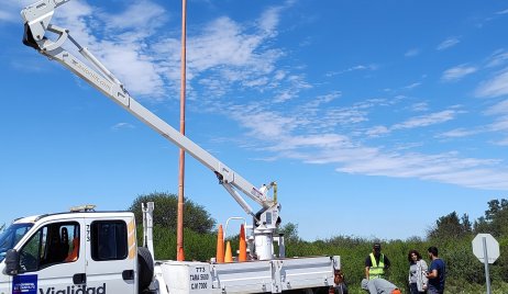 NUEVA LUMINARIA LED EN EL ACCESO NORTE A LA CIUDAD