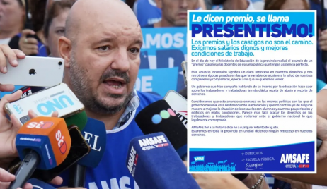 LE DICEN PREMIO, SE LLAMA ¡PRESENTISMO!