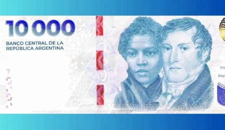 Ya circula el nuevo billete de $10.000