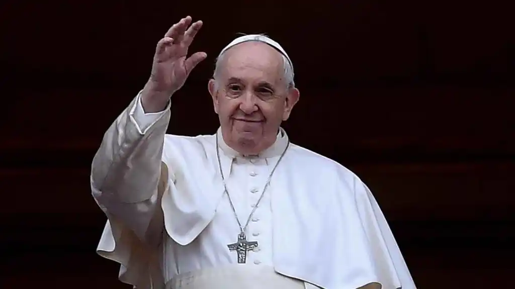 El Papa Francisco mostró una 